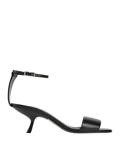 EVANGELIE SMYRNIOTAKI x SERGIO ROSSI Sandalen Schwarz Leder