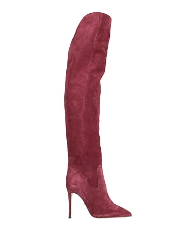 DIVINO Boots Burgundy Leather