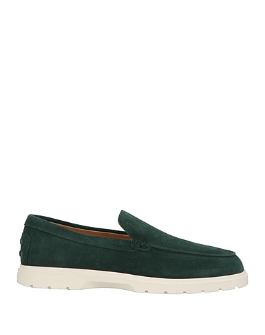 TOD'S Loafers Dark green Leather