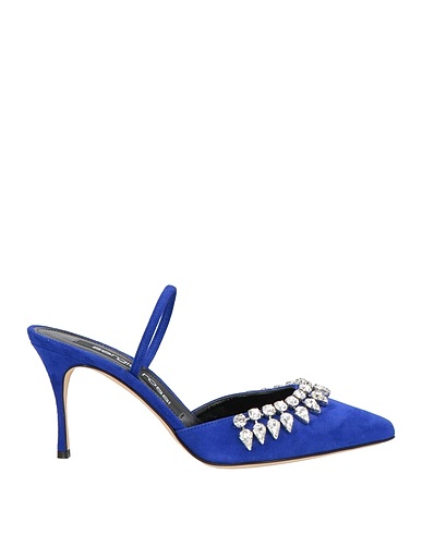 SERGIO ROSSI Pump Bright blue Leather