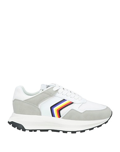 MISSONI Sneakers White Textile fibres, Leather