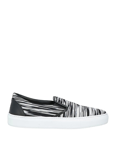 MISSONI Sneakers Black Textile fibers, Leather