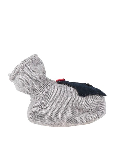 LA PERLA Newborn shoes Grey Textile fibres