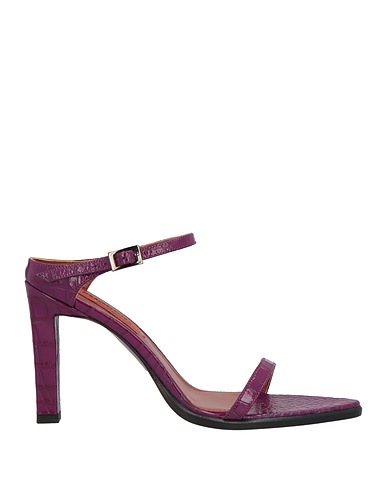MISSONI Sandals Purple Leather