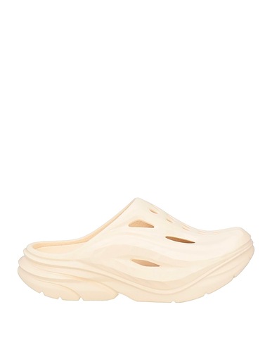 HOKA Mules and clogs Ivory Textile fibres