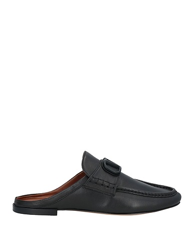 VALENTINO GARAVANI Mules and clogs Black Leather