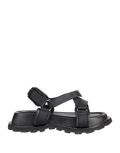 JIL SANDER Sandals Black Textile fibers