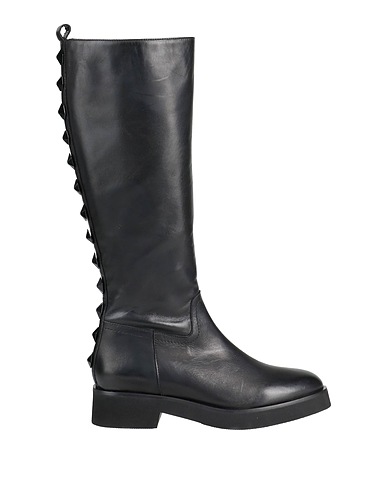 EVALUNA Boots Black Leather