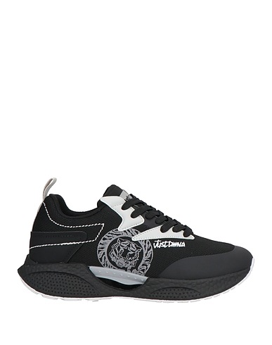 JUST CAVALLI Sneakers Schwarz Gewebefasern