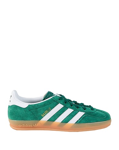 ADIDAS ORIGINALS Sneakers GAZELLE INDOOR
 Smaragdgrün Leder, Gewebefasern