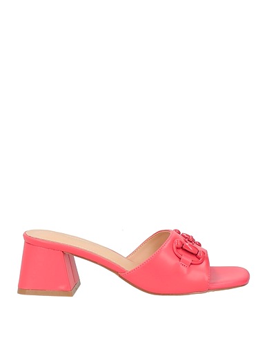FRANCESCO MILANO Sandals Coral Leather