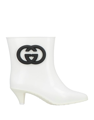 GUCCI Stivaletti Bianco Altre Fibre