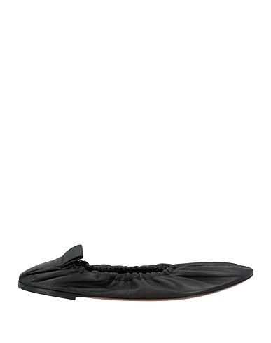THE ROW Ballerinas Schwarz Leder