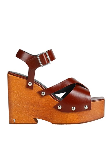 AMI ALEXANDRE MATTIUSSI Mules and clogs Brown Leather