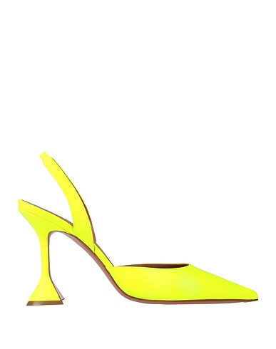 AMINA MUADDI Pump Yellow Leather