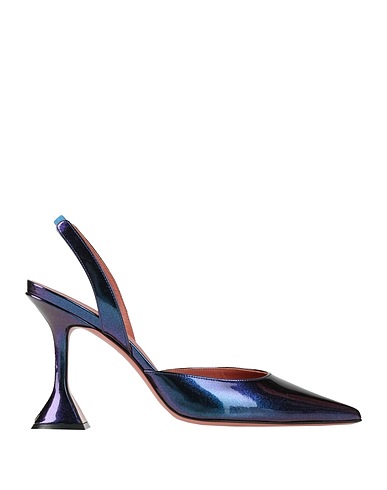 AMINA MUADDI Pump Purple Leather