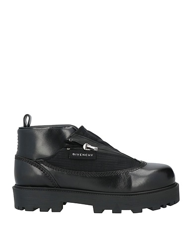 GIVENCHY Ankle boot Black 100% Calfskin, Textile fibers