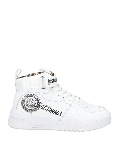 JUST CAVALLI Sneakers White Leather