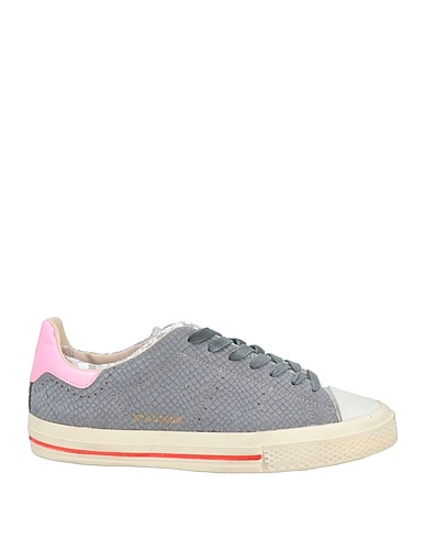 HIDNANDER Sneakers Grey Leather, Textile fibres