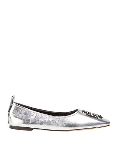 TORY BURCH Ballet flats Silver Leather