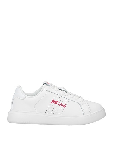 JUST CAVALLI Sneakers White Leather