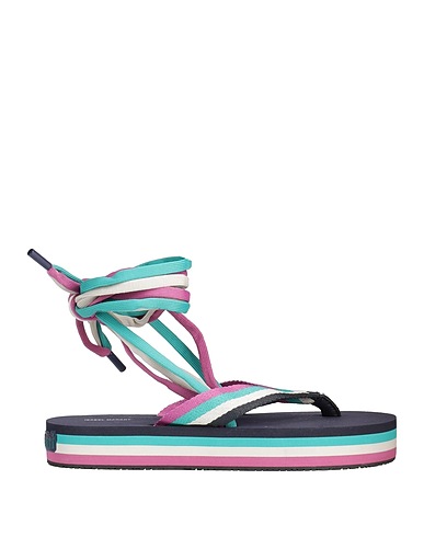 ISABEL MARANT Flip flops Green Textile fibres