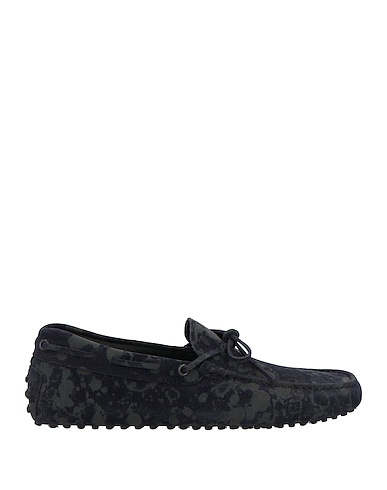 TOD'S Loafers Navy Leather