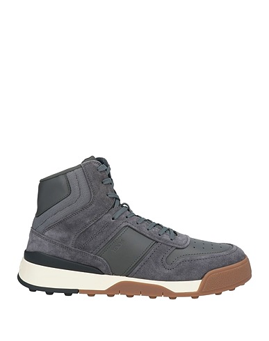 TOD'S Sneakers Γκρι Δέρμα, Ίνες υφασμάτων