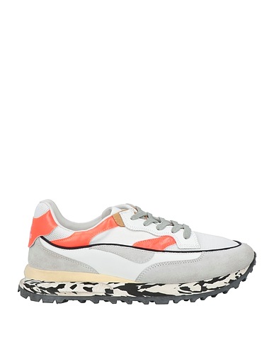 HIDNANDER Sneakers Bianco Pelle, Fibre tessili