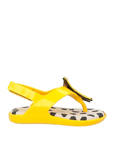 MINI MELISSA Beach sandals  Yellow Rubber