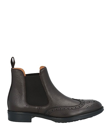 DOUCAL'S Ankle boot Dark brown Calfskin