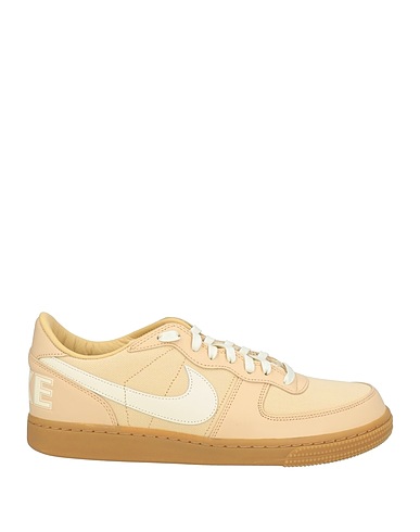 NIKE スニーカー ベージュ 革（なめし加工） / 紡績繊維