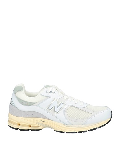 NEW BALANCE Sneakers Off white Pelle, Fibre tessili