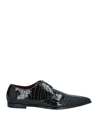 DOLCE&GABBANA Laced shoes Black 100% Calfskin