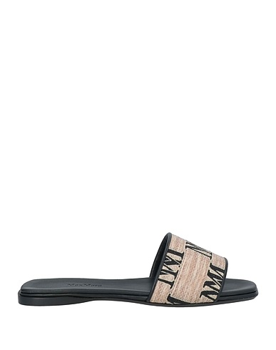 MAX MARA サンダル ベージュ 紡績繊維