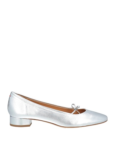 AEYDE Ballerine Argento Pelle