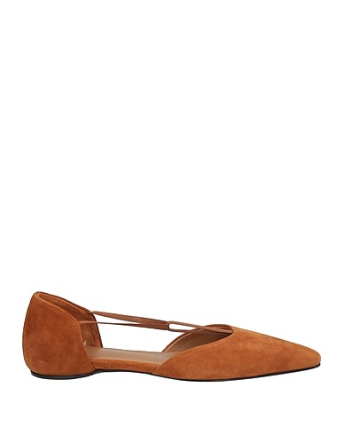 TOTEME Ballerines Camel Cuir