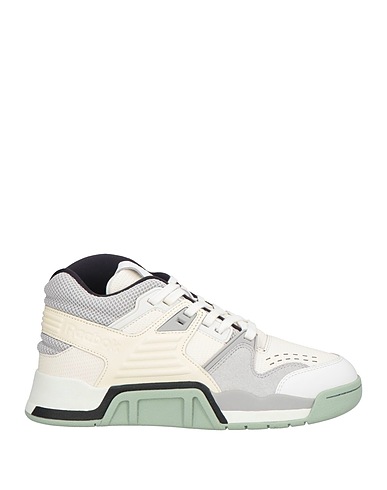 REEBOK Sneakers White Leather, Textile fibers