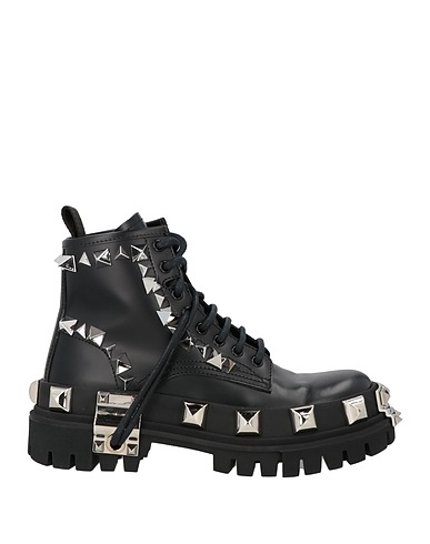 DOLCE&GABBANA Ankle boot Black 80% Calfskin, 20% Viscose