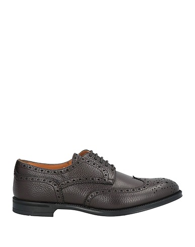 DOUCAL'S Schnürschuhe Dunkelbraun Leder