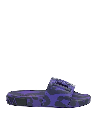 DOLCE&GABBANA Sandals Purple Calfskin