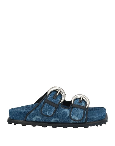 MARINE SERRE Sandals Blue Textile fibres
