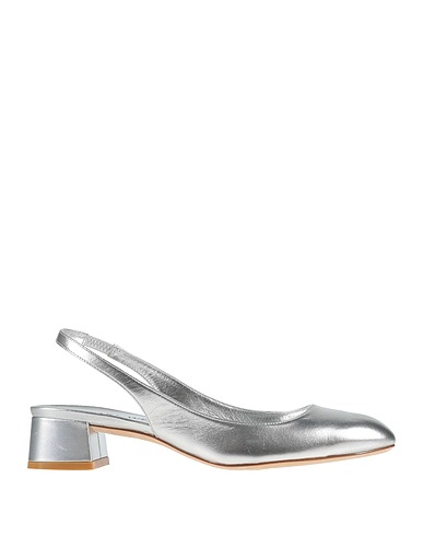 STUART WEITZMAN Pump Silver Leather
