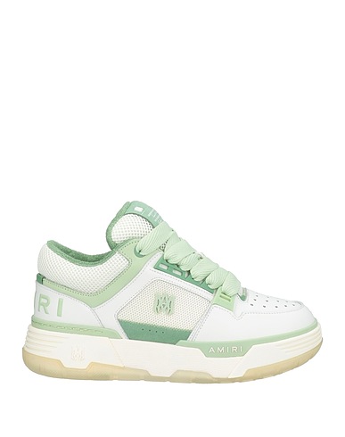 AMIRI Sneakers Weiß Leder, Gewebefasern