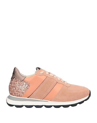 GEOX Sneakers Blush Leather, Textile fibres