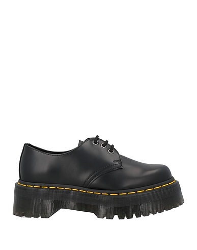 DR. MARTENS Laced shoes Black Leather