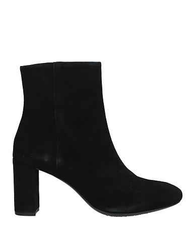 GEOX Ankle boot Black Goat skin