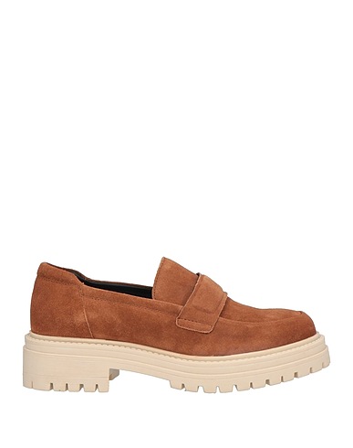 GEOX Loafers Camel Leather
