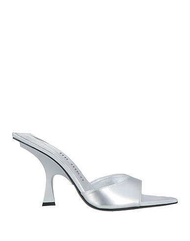 THE ATTICO Sandals Silver Synthetic fibers