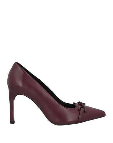 GEOX Pump Burgundy Leather